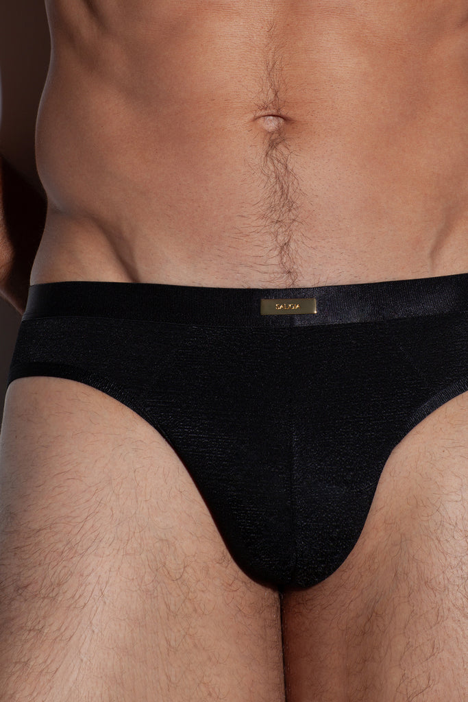 LUSTER PARTY BRIEF LUSTER BLACK