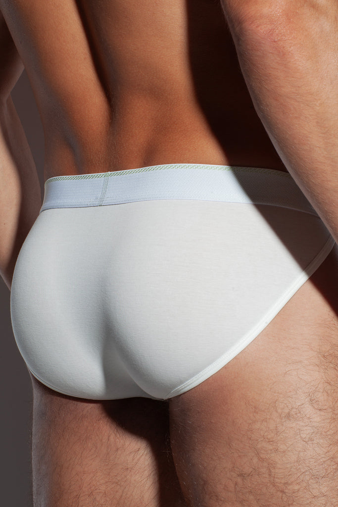 GREEK NEWLINE SPORT BRIEF - WHITE