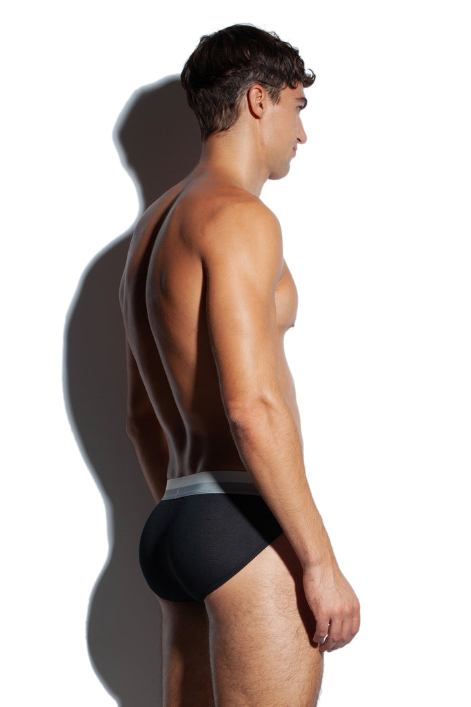 AEROBIC RACE SPORT BRIEF - BLACK