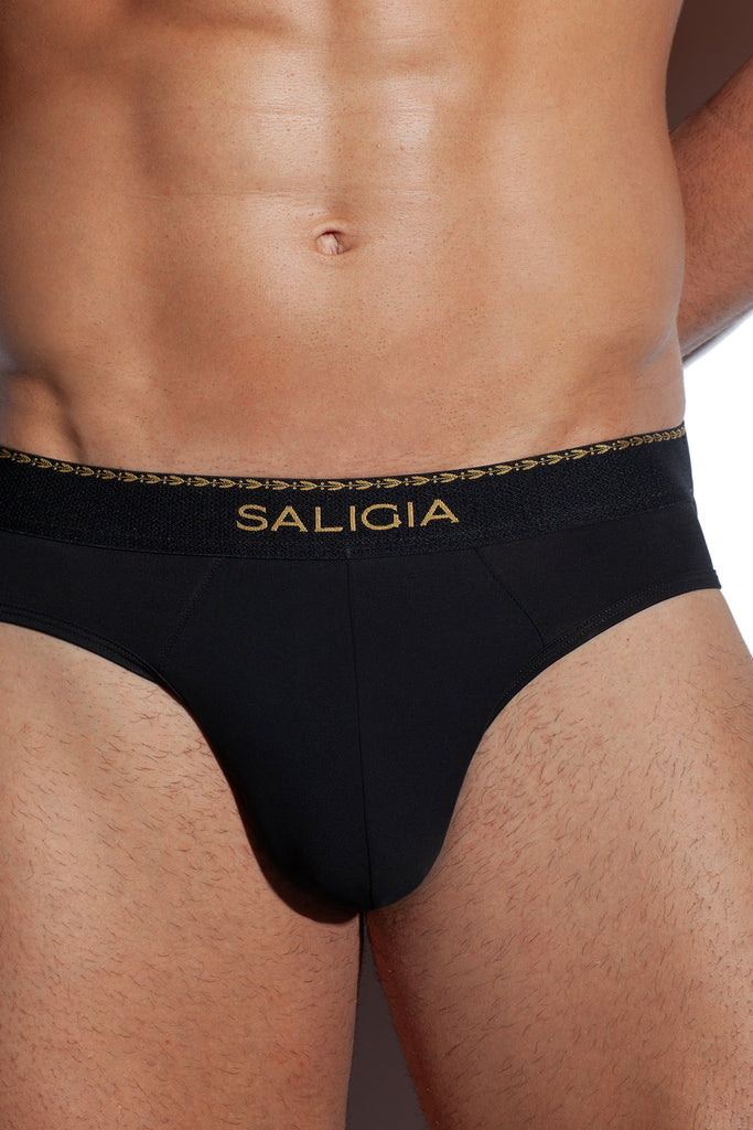 GREEK LAUREL BRIEF - BLACK