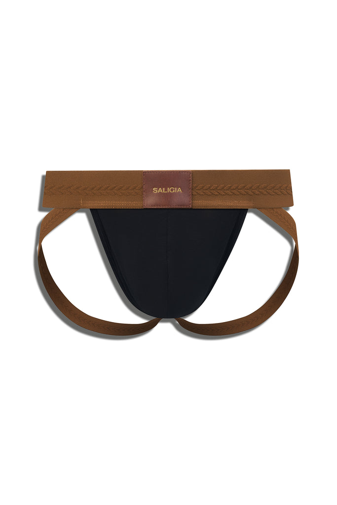 EQUESTRIAN JOCKSTRAP - REINS BLACK