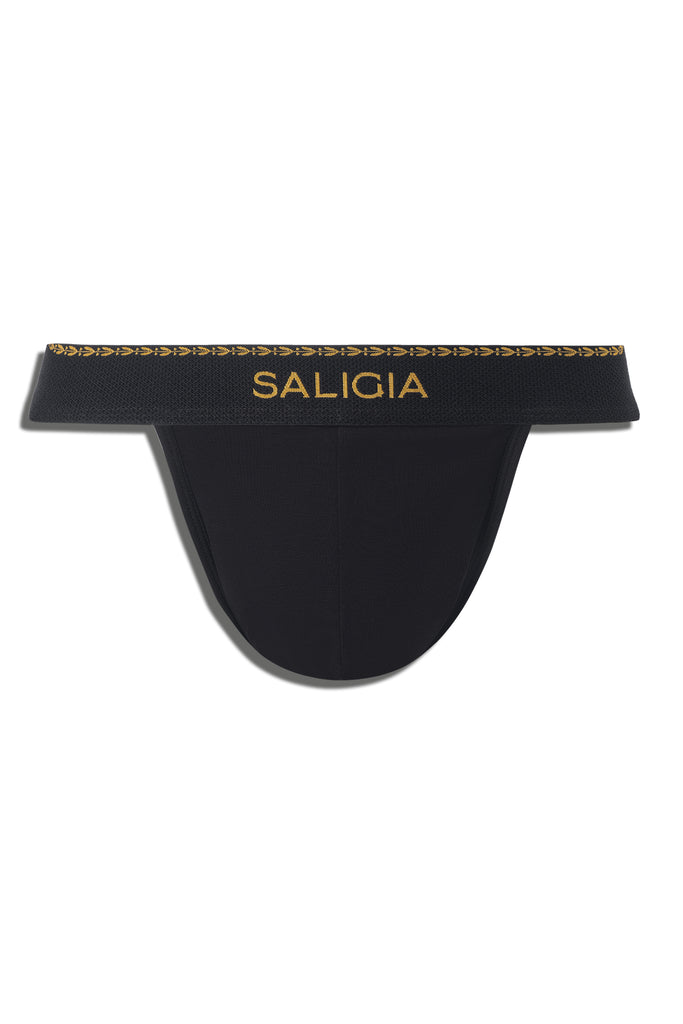 GREEK LAUREL SPORT BRIEF - BLACK