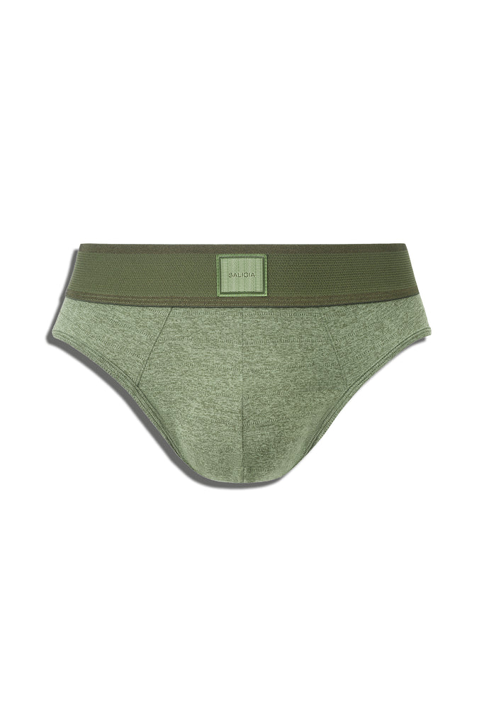 BRONZE RELIEF BRIEF - INKY GREEN