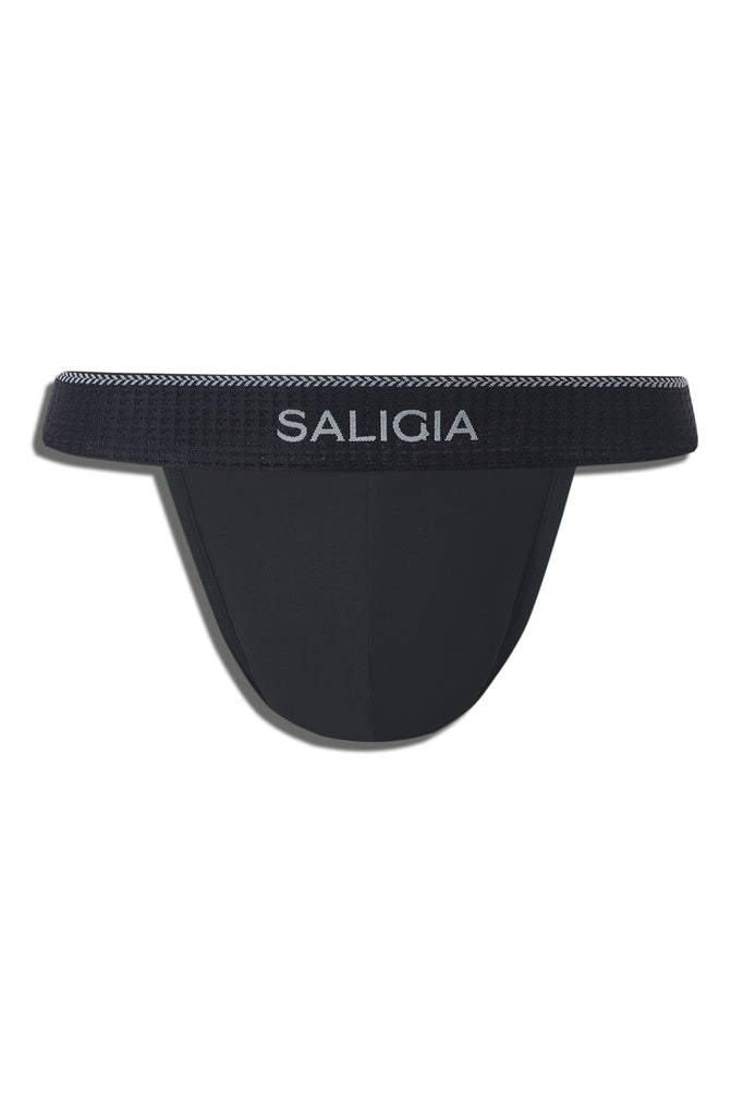 GREEK WHEAT-EARS SPORT BRIEF - BLACK