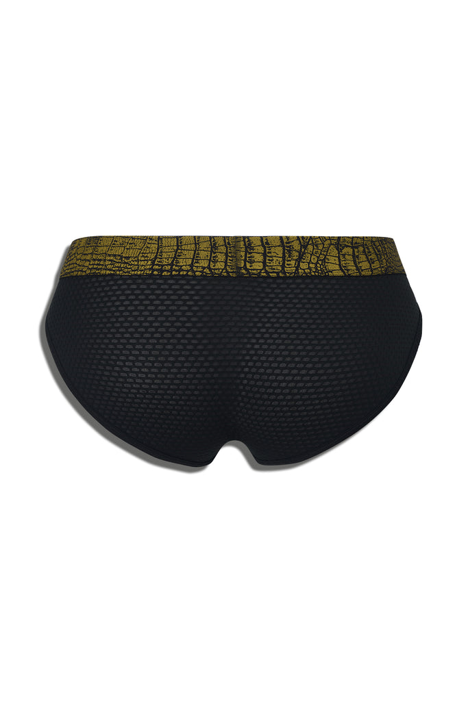 APEX PREDATOR SPORT BRIEF - CROCODILE BLACK