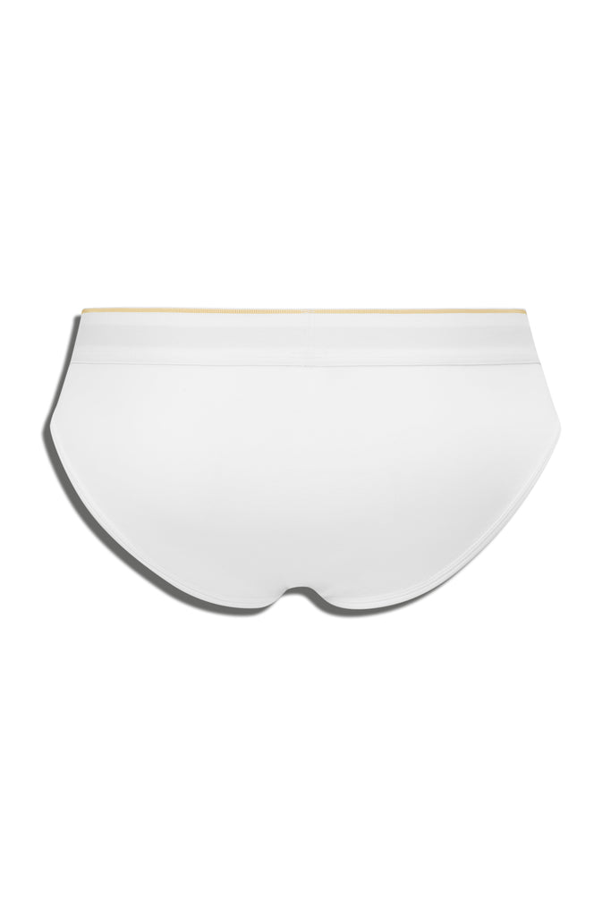 GREEK COLUMN BRIEF - WHITE Modal/Lyocell/Cotton