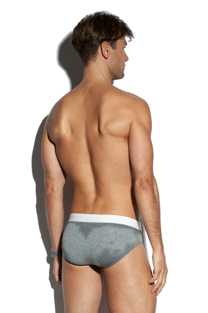 ORIGINAL ODOR BRIEF STAMINA GRAY