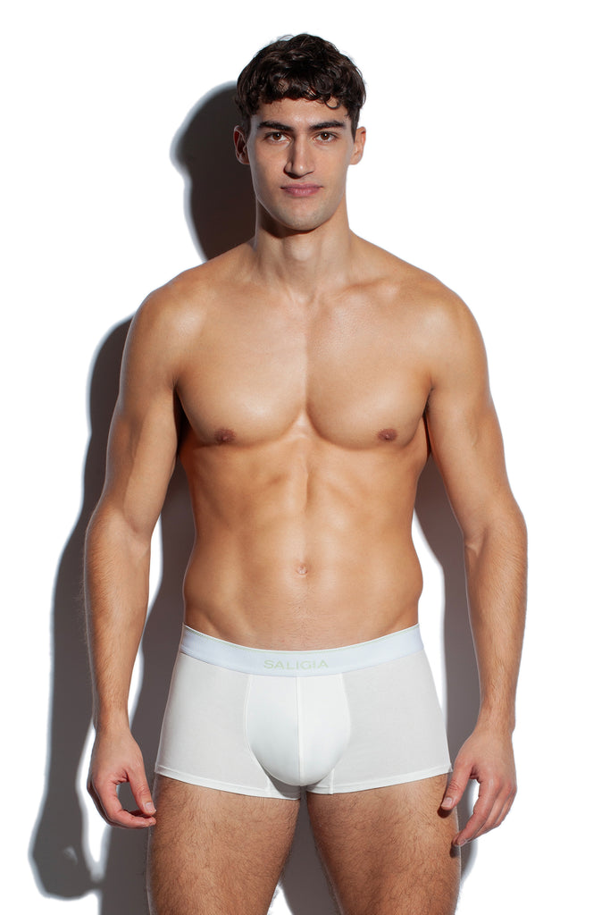 GREEK NEWLINE TRUNK - WHITE